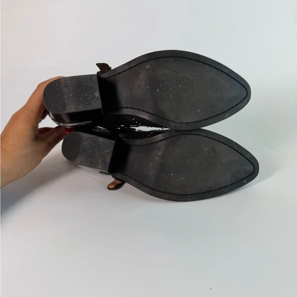 Jeffrey Campbell Calhoun Black Cutout Ankle Booties - Picture 9 of 9